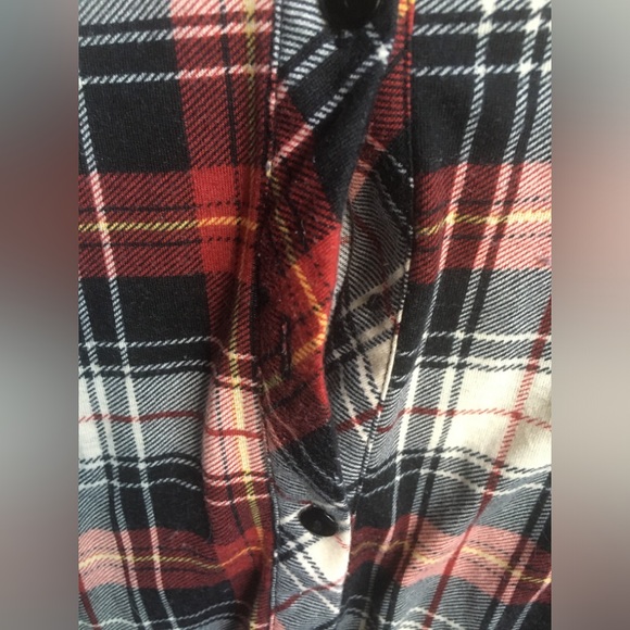 Wet Seal & J.Crew Plaid and Checkered Button Up Blouse Top Lot of 2 Size Small - Picture 6 of 11